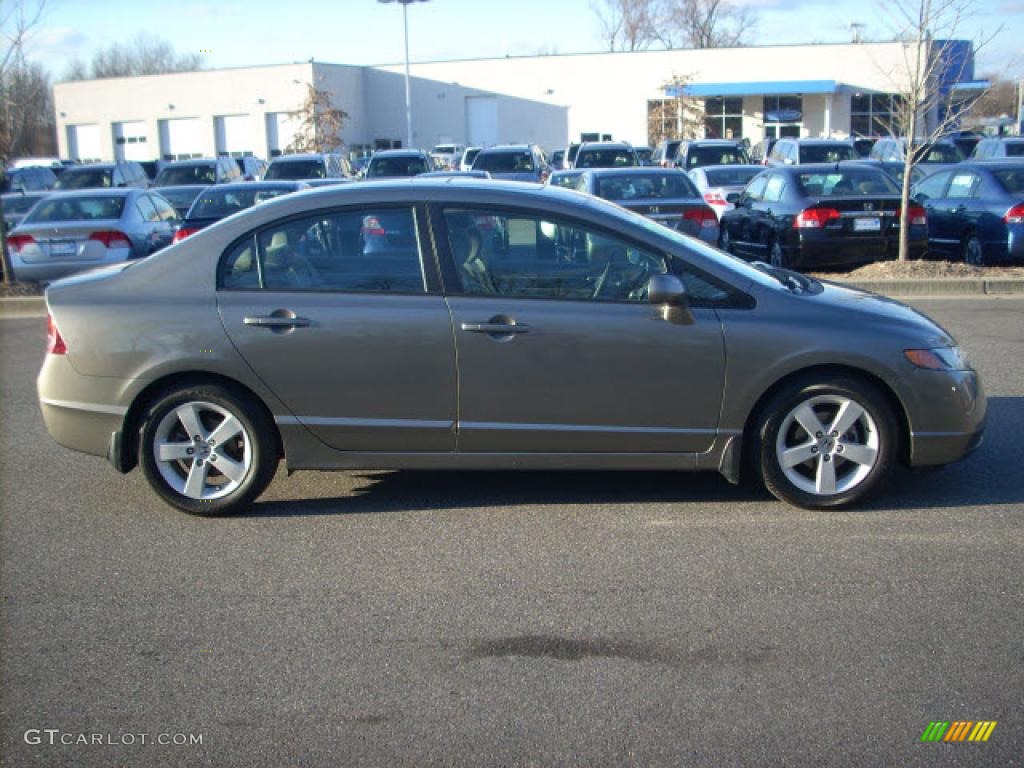 2006 Civic EX Sedan - Galaxy Gray Metallic / Gray photo #2