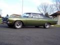 1969 Limelight Green Poly Plymouth Road Runner 2 Door Coupe  photo #10