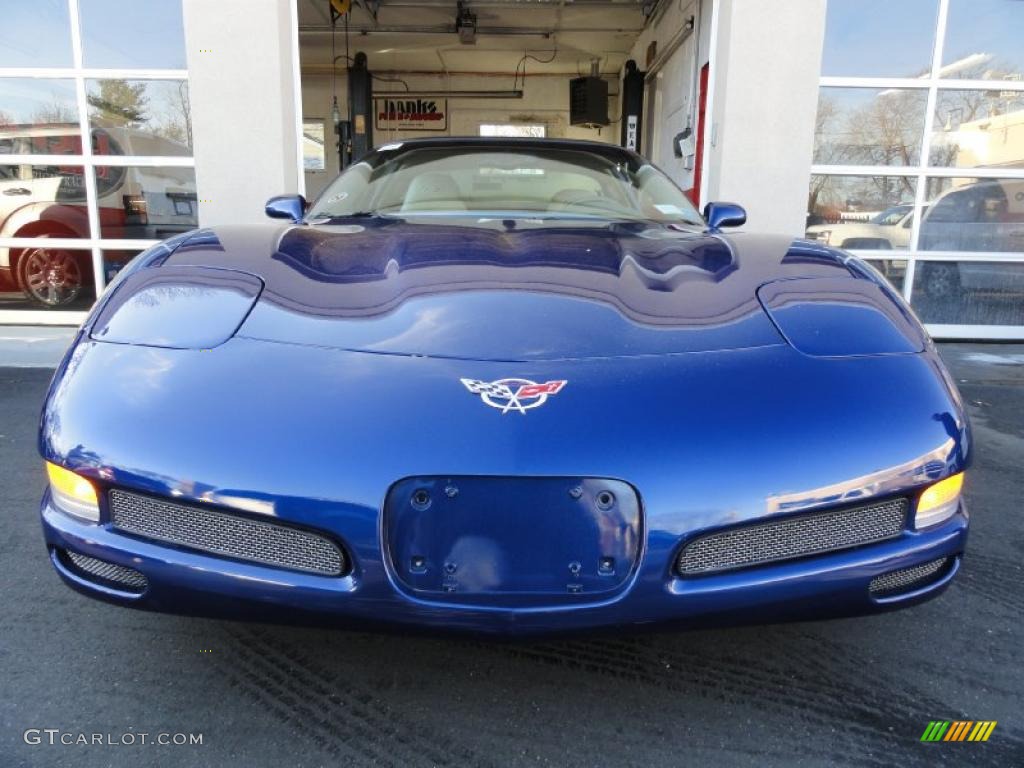 2004 Corvette Coupe - LeMans Blue Metallic / Light Gray photo #8