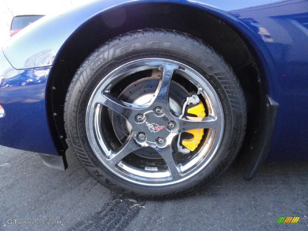 2004 Corvette Coupe - LeMans Blue Metallic / Light Gray photo #9