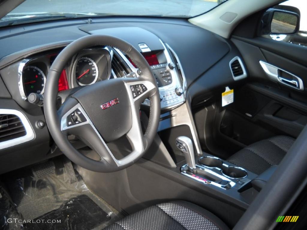 Jet Black Interior 2011 GMC Terrain SLE AWD Photo #40735659