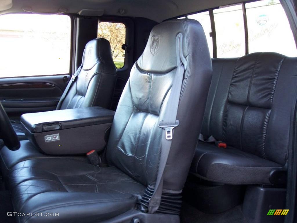 Mist Gray Interior 2000 Dodge Ram 3500 SLT Extended Cab 4x4 Dually Photo #40735955