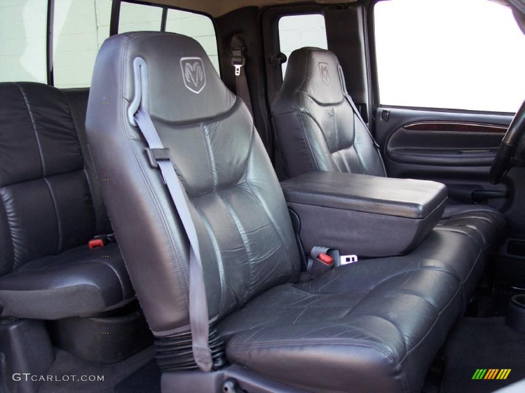 Mist Gray Interior 2000 Dodge Ram 3500 SLT Extended Cab 4x4 Dually Photo #40736019