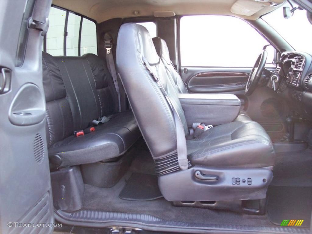 2000 Ram 3500 SLT Extended Cab 4x4 Dually - Black / Mist Gray photo #40