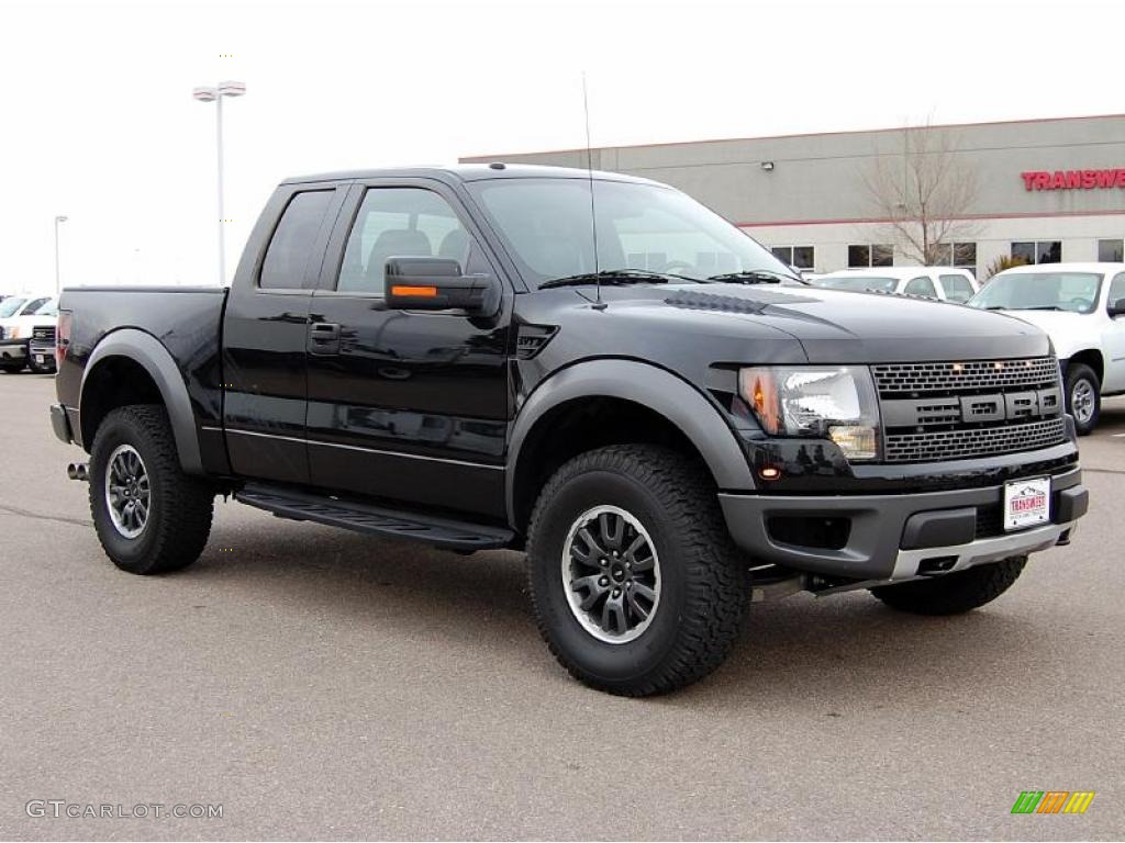 Tuxedo Black 2010 Ford F150 SVT Raptor SuperCab 4x4 Exterior Photo #40736471