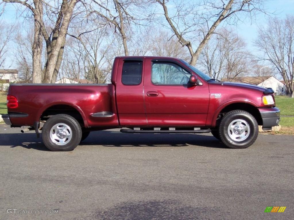 Dark Toreador Red Metallic 1999 Ford F150 XLT Extended Cab 4x4 Exterior Photo #40736611