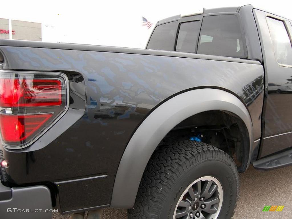 2010 F150 SVT Raptor SuperCab 4x4 - Tuxedo Black / Raptor Black photo #19