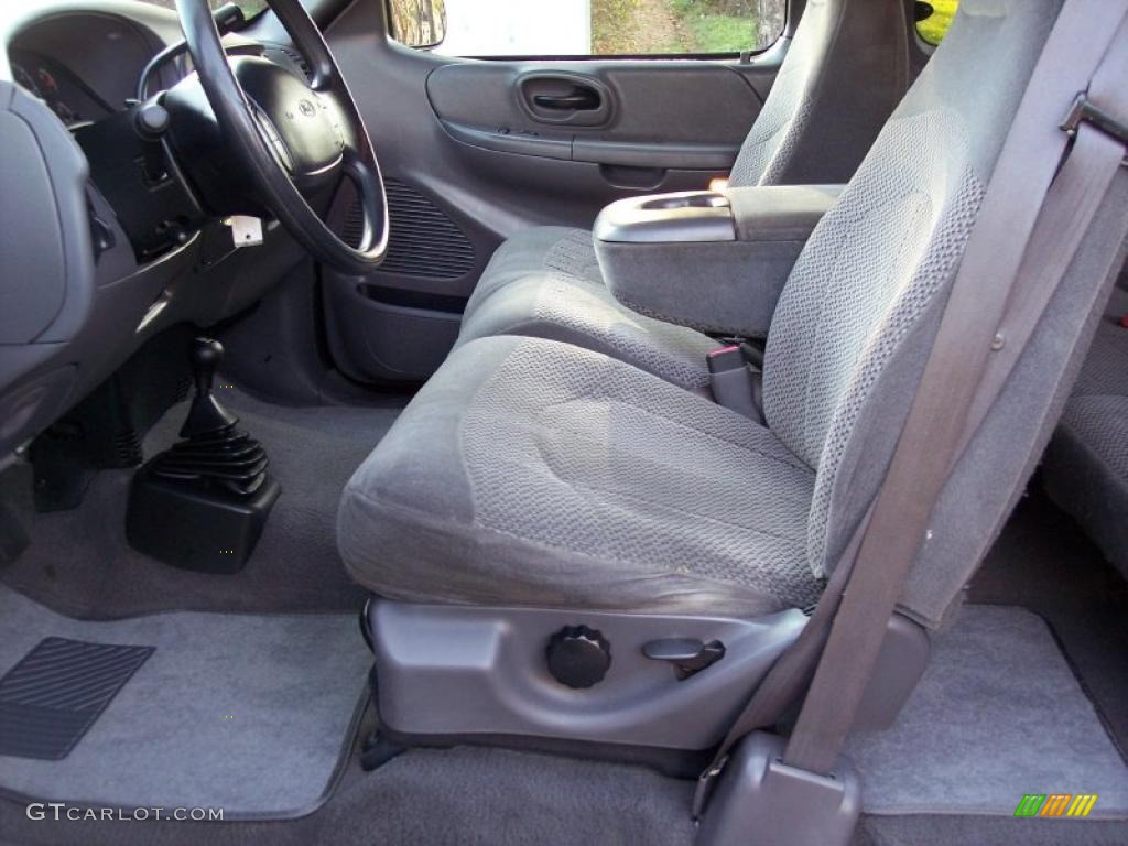Medium Graphite Interior 1999 Ford F150 XLT Extended Cab 4x4 Photo #40737071