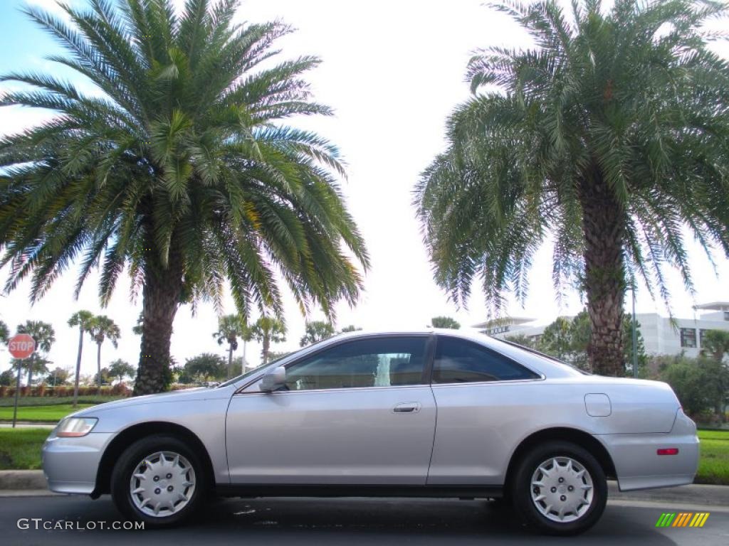 2001 Accord LX Coupe - Satin Silver Metallic / Charcoal photo #1