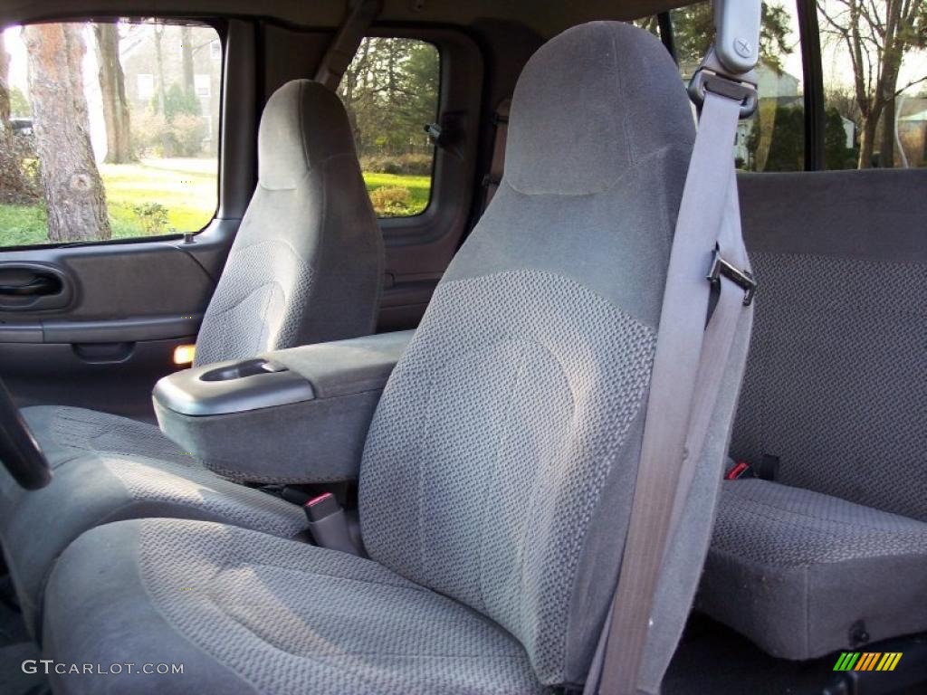 Medium Graphite Interior 1999 Ford F150 XLT Extended Cab 4x4 Photo #40737087