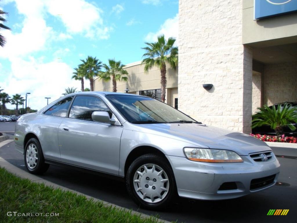 Satin Silver Metallic 2001 Honda Accord LX Coupe Exterior Photo #40737139