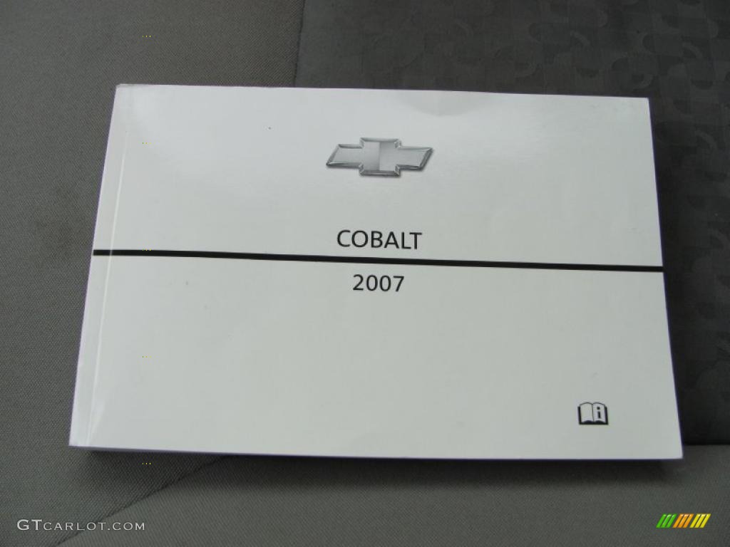 2007 Cobalt LS Coupe - Black / Gray photo #4