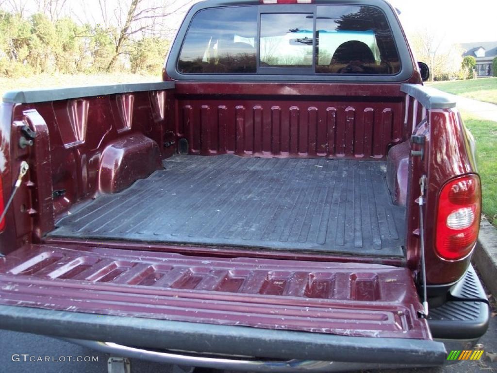 1999 F150 XLT Extended Cab 4x4 - Dark Toreador Red Metallic / Medium Graphite photo #57