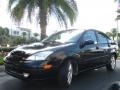 Pitch Black 2002 Ford Focus ZTS Sedan Exterior