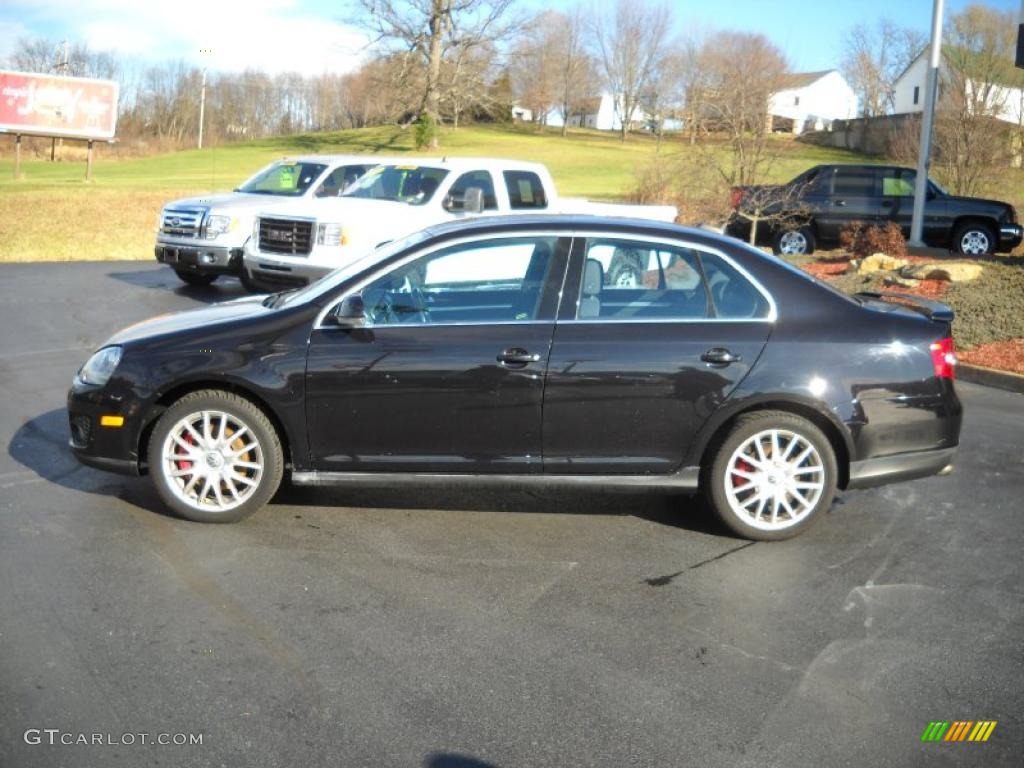 2006 Jetta GLI Sedan - Deep Black / Interlagos Plaid Cloth photo #6