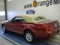 2007 Redfire Metallic Ford Mustang V6 Deluxe Convertible  photo #3