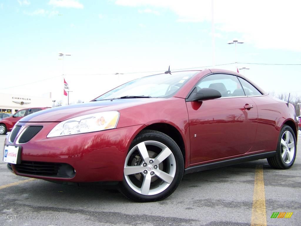 2008 G6 GT Convertible - Performance Red Metallic / Ebony Black photo #1