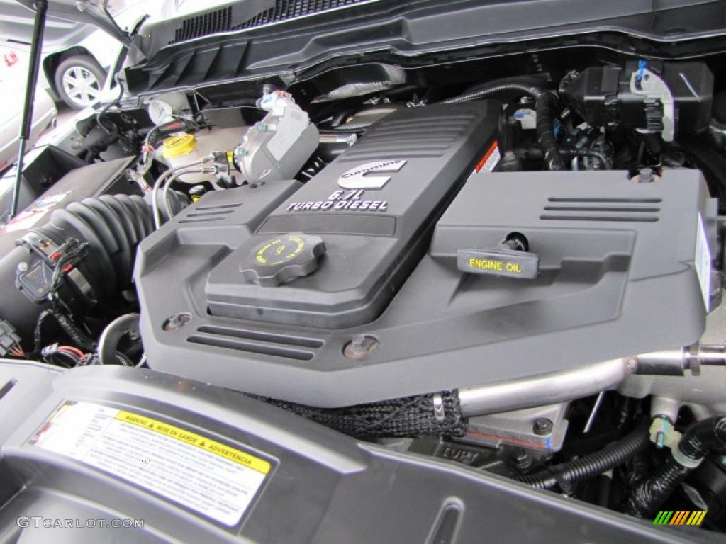 2011 Dodge Ram 3500 HD SLT Outdoorsman Crew Cab 4x4 Engine Photos