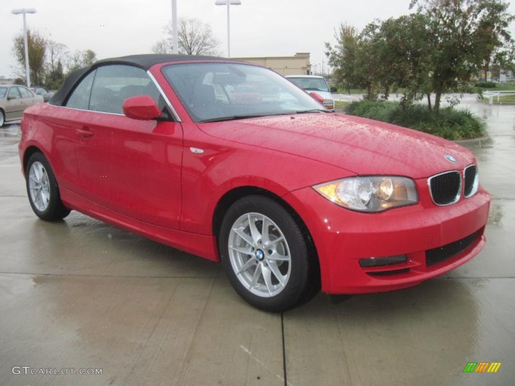 Crimson Red 2011 BMW 1 Series 128i Convertible Exterior Photo #40743916