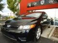 Nighthawk Black Pearl - Civic EX Coupe Photo No. 3