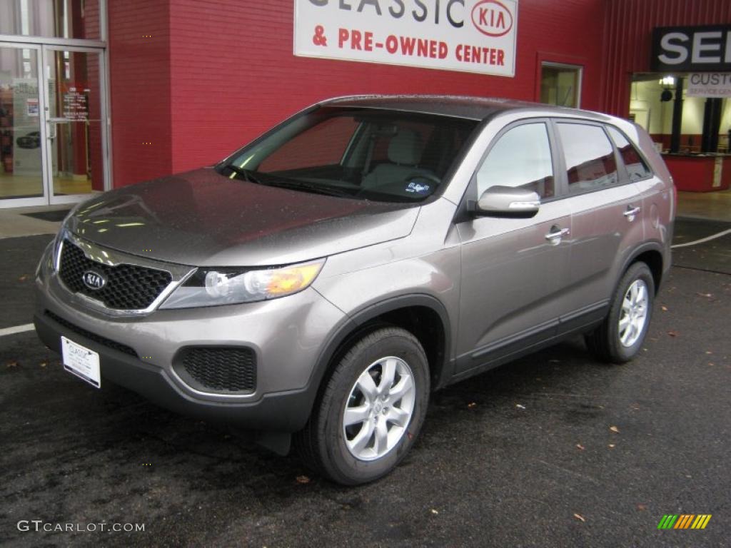 2011 Sorento LX - Titanium Silver / Gray photo #1