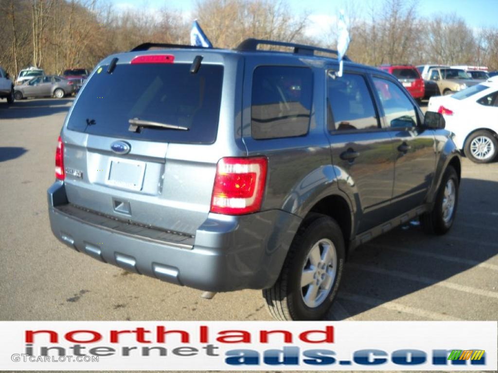 2010 Escape XLT 4WD - Steel Blue Metallic / Stone photo #6