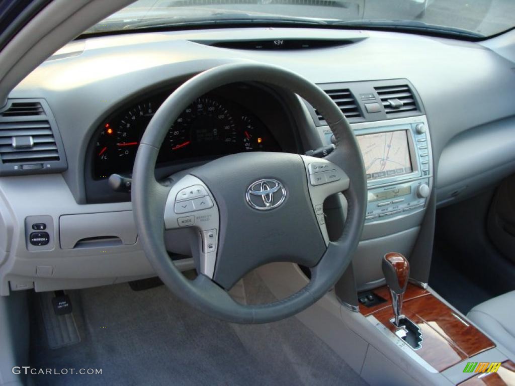 2008 Camry XLE V6 - Blue Ribbon Metallic / Ash photo #11