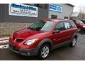 2003 Salsa Red Pontiac Vibe AWD  photo #1