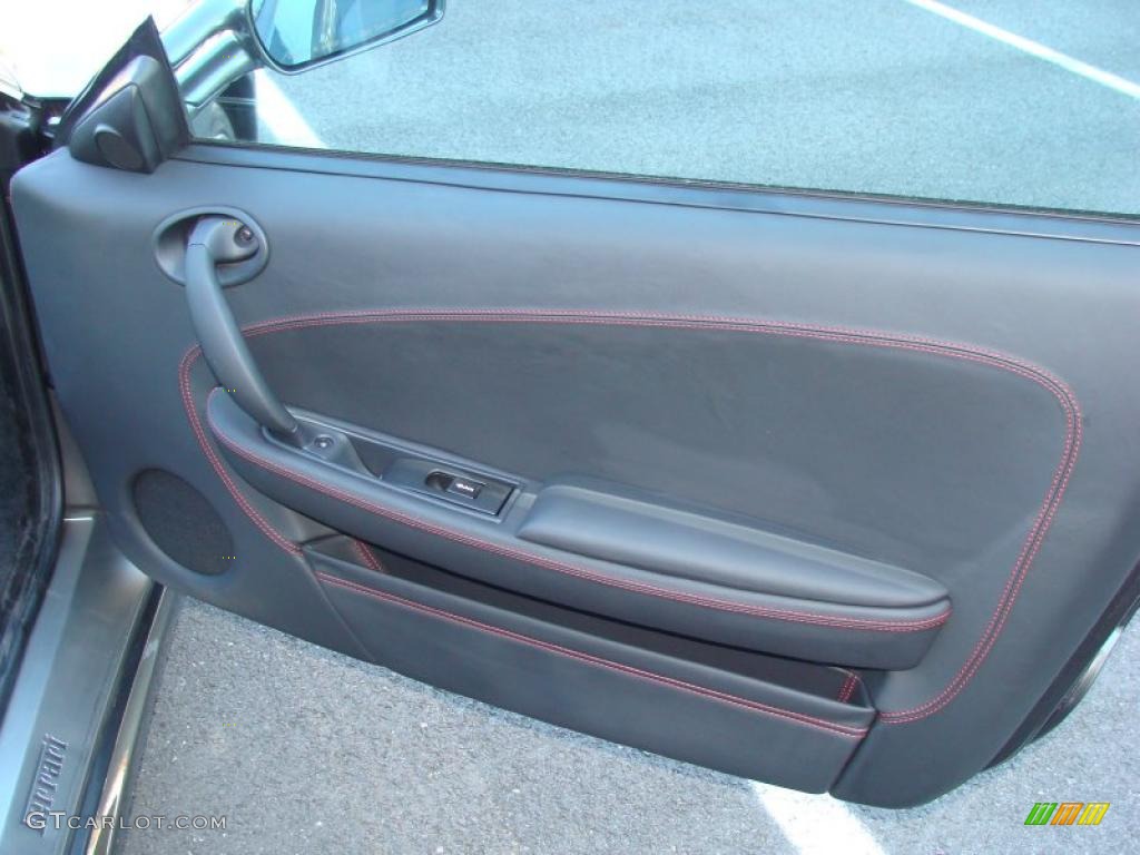 2006 Ferrari F430 Coupe F1 Nero/Rosso Door Panel Photo #40746344