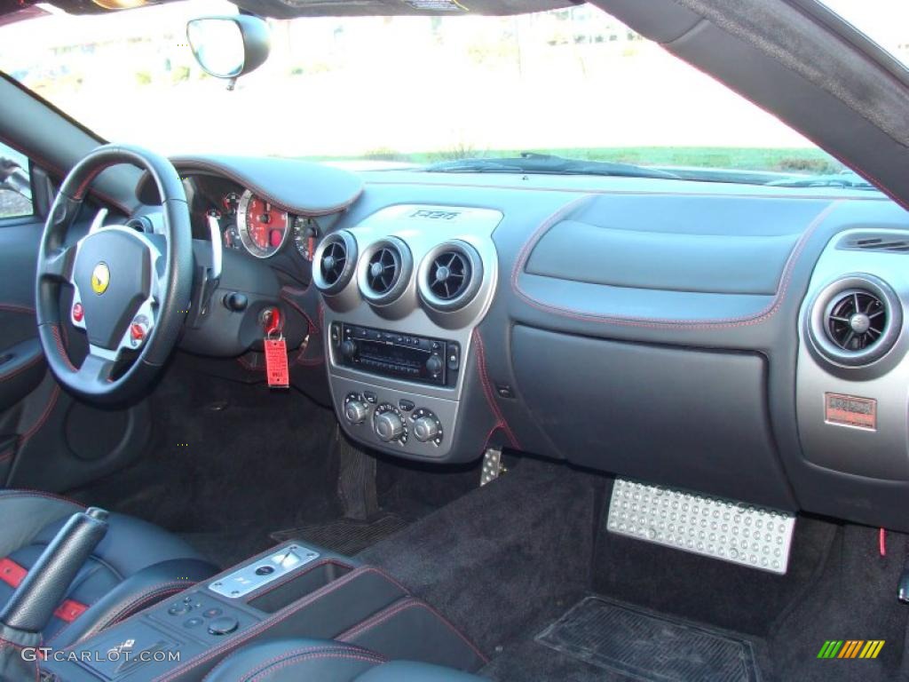 2006 Ferrari F430 Coupe F1 Nero/Rosso Dashboard Photo #40746380