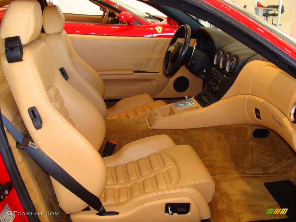Beige Interior 2002 Ferrari 575M Maranello F1 Photo #40746712