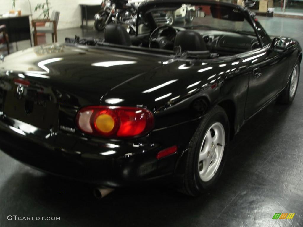 2000 MX-5 Miata Roadster - Brilliant Black Metallic / Black photo #4