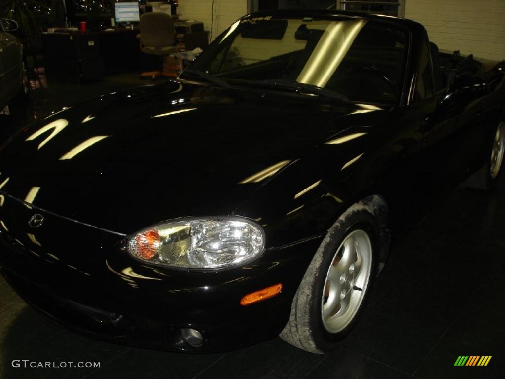 2000 MX-5 Miata Roadster - Brilliant Black Metallic / Black photo #18