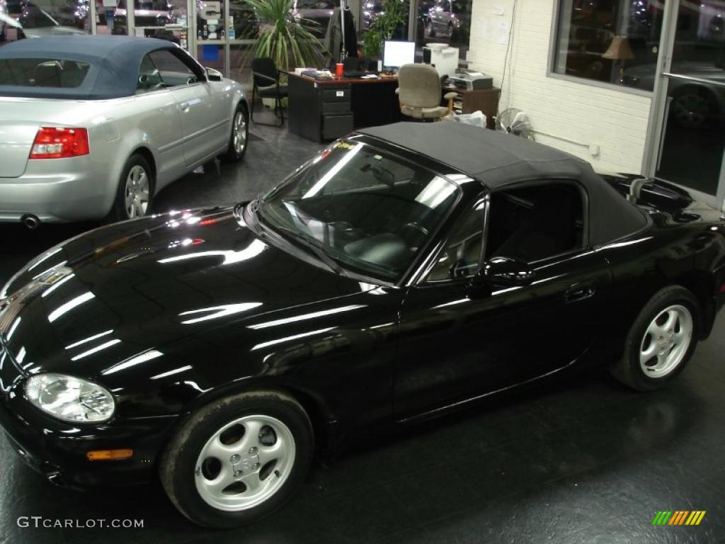 2000 MX-5 Miata Roadster - Brilliant Black Metallic / Black photo #19