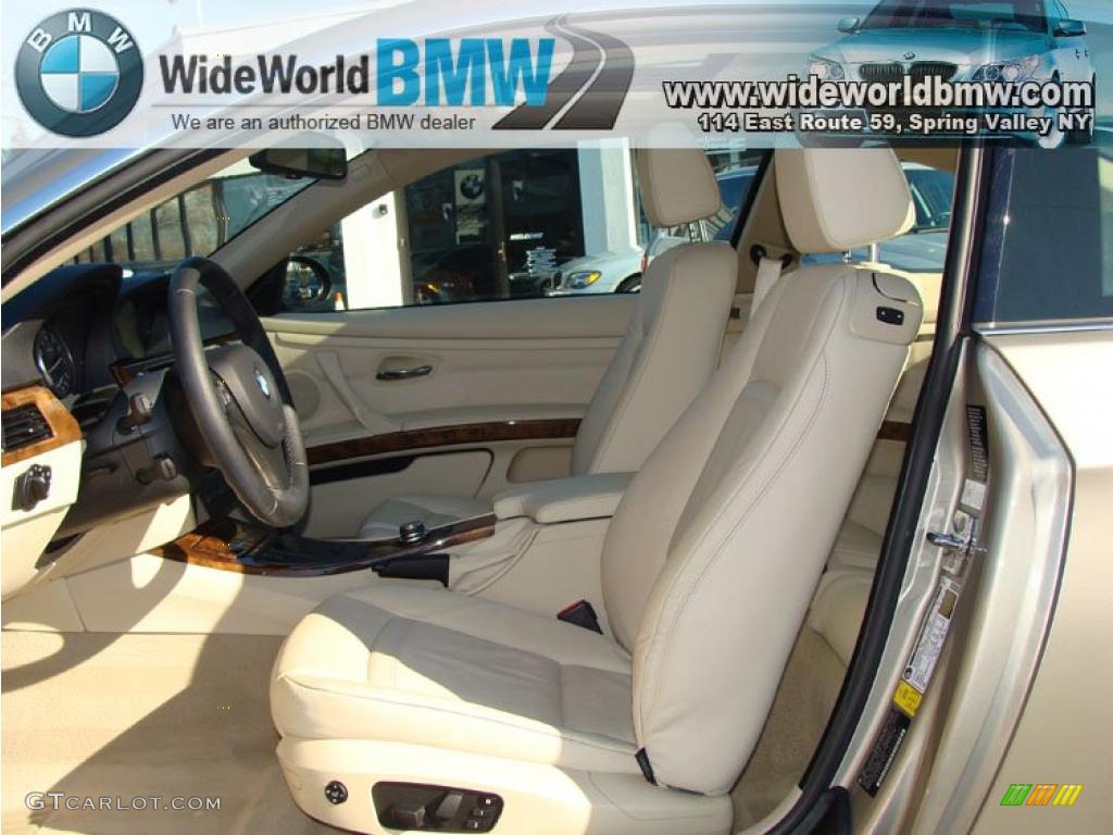 2008 3 Series 328xi Coupe - Platinum Bronze Metallic / Cream Beige photo #9