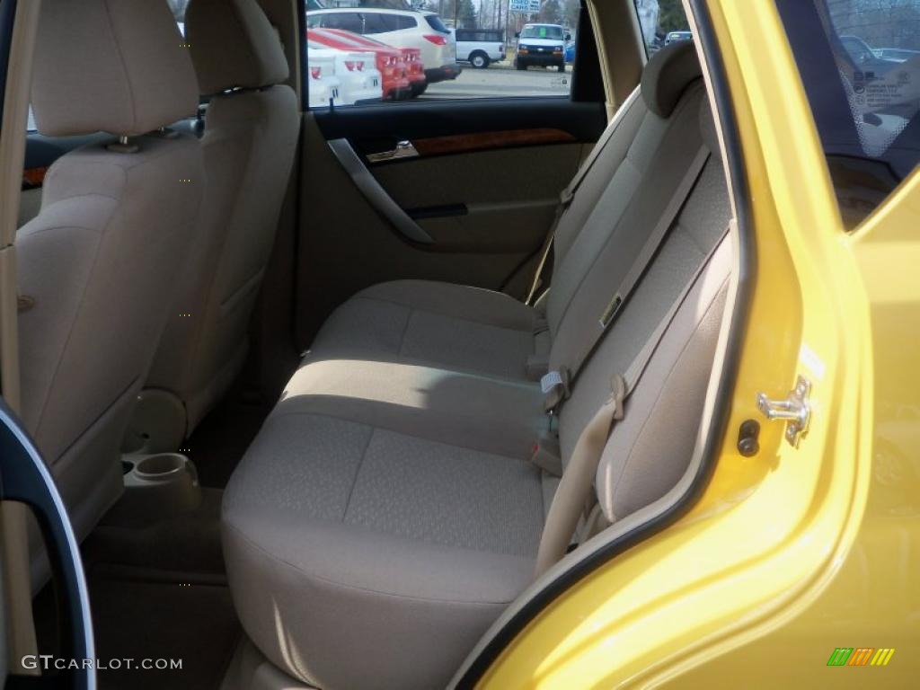 Neutral Interior 2010 Chevrolet Aveo Aveo5 LT Photo #40747941