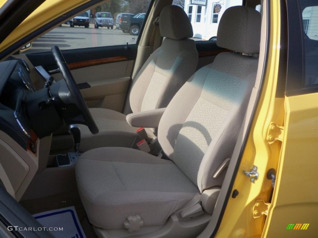 Neutral Interior 2010 Chevrolet Aveo Aveo5 LT Photo #40748025