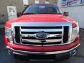 2010 Vermillion Red Ford F150 XLT SuperCrew 4x4  photo #2