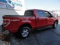 2010 Vermillion Red Ford F150 XLT SuperCrew 4x4  photo #3