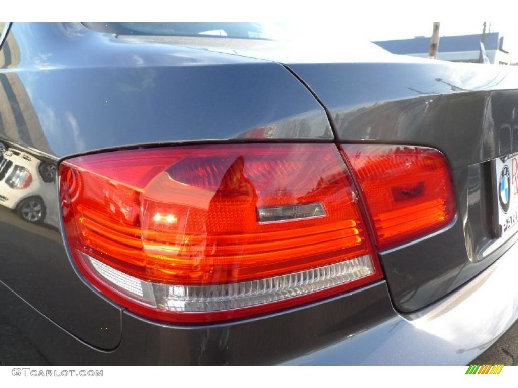 2008 3 Series 328xi Coupe - Sparkling Graphite Metallic / Black photo #16