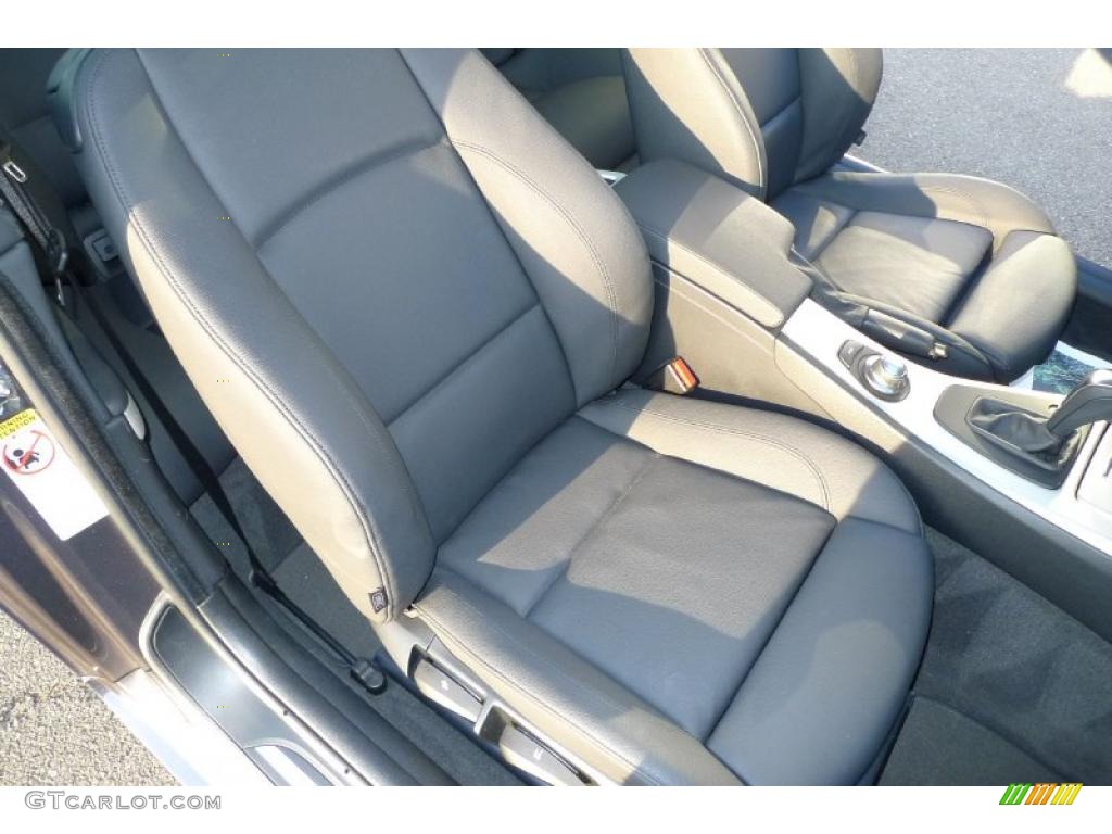 2008 3 Series 328xi Coupe - Sparkling Graphite Metallic / Black photo #35