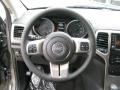 Black 2011 Jeep Grand Cherokee Laredo X Package 4x4 Steering Wheel