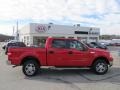 2005 Bright Red Ford F150 XLT SuperCrew 4x4  photo #2