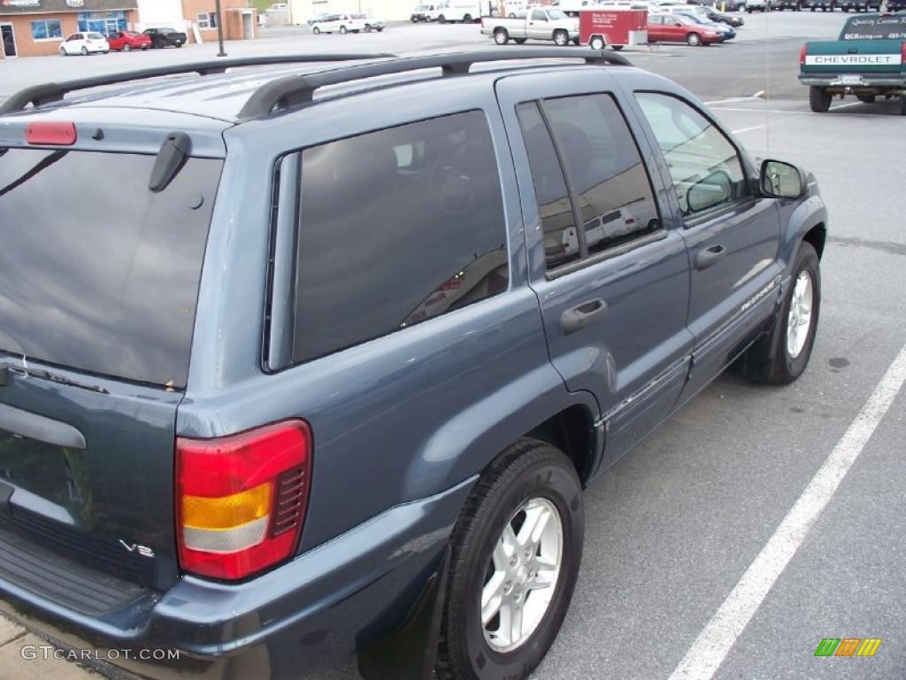 2002 Grand Cherokee Laredo 4x4 - Steel Blue Pearlcoat / Dark Slate Gray photo #6