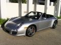 Front 3/4 View of 2011 911 Carrera 4S Cabriolet