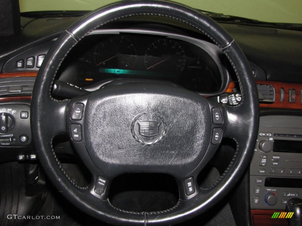 2004 Cadillac Seville SLS Black Steering Wheel Photo #40753691