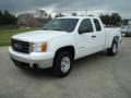 2008 Summit White GMC Sierra 1500 SLE Extended Cab 4x4  photo #2