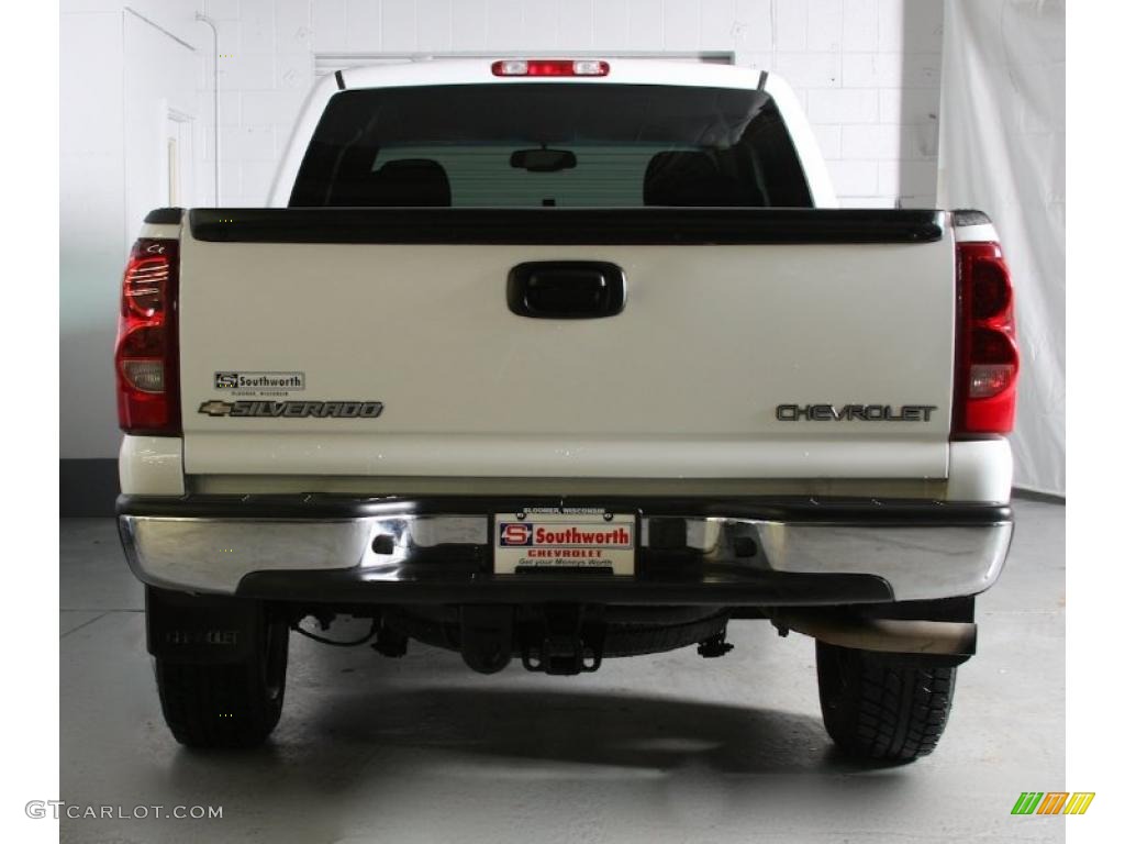 2003 Silverado 1500 Z71 Extended Cab 4x4 - Summit White / Dark Charcoal photo #4