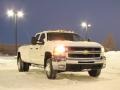 2009 Summit White Chevrolet Silverado 3500HD LT Crew Cab 4x4 Dually  photo #11