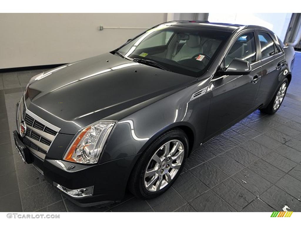 Thunder Gray Chromaflair 2008 Cadillac CTS 4 AWD Sedan Exterior Photo #40755191